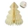 Игрушка елочная бумажная с магнитной застежкой, бежевая фото