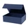 Коробка подарочная с магнитным клапаном Portobello, средняя, синяя фото