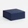 Коробка складная Quadra Fold, темно-синяя фото
