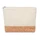 Оптом Косметичка из пробки и хлопка, бежевая для нанесения логотипа или надписи Косметичка из пробки и хлопка, бежевая фото