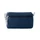 Косметичка с двойной молнией, темно-синий фото