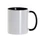Кружка для сублимации «Стандарт А», 330 мл, белая / черная фото