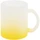 Кружка для сублимационной печати Grade Fade, матовая, желтая фото