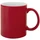 Кружка фаянсовая глянцевая «Хамелеон», 330 мл, красная фото