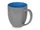 Кружка Gracy, серо-голубая фото
