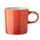 Кружка керамическая градиентная, 290 мл, оранжевая фото