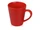 Кружка керамическая Cone, красная фото