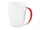 Кружка керамическая Good Day, 320 мл, белая / красная фото