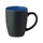 Кружка керамическая Lim, 290 мл, черная / синяя фото