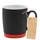 Оптом Кружка керамическая Make Me To Go, 320 мл, черная / красная для нанесения логотипа или надписи Кружка керамическая Make Me To Go, 320 мл, черная / красная фото
