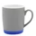 Кружка керамическая Make Me To Go, 320 мл, серая / синяя фото