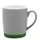 Кружка керамическая Make Me To Go, 320 мл, серая / зеленая фото