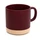 Кружка керамическая Marina, бордовая фото