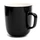 Кружка керамическая Siena, 380 мл, черная фото