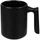 Кружка керамическая Visari, 400 мл, черная фото