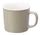 Кружка матовая Nancy, бежевая фото