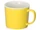 Кружка матовая Nancy, желтая фото