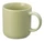 Кружка матовая Rita, зеленая фото