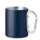 Кружка металлическая с двойными стенками Trumba, 300 мл, синяя фото
