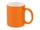 Кружка 320 мл, белый/оранжевый фото