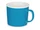 Кружка Nancy, 360 мл, голубая / белая фото