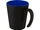 Кружка Oli, черная / синяя фото