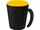 Кружка Oli, черная / желтая фото