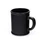Кружка Радуга, черная, D=7,9см, H=9,6см, 300мл, пластик, тампопечать фото