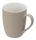 Кружка с покрытием soft-touch Tulip Gum, бежевая фото