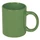 Кружка фаянсовая 320 мл, зеленый фото