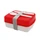 Ланч-бокс Lunch Blue line со столовыми приборами, красный фото