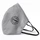 Маска бесклапанная фильтрующая Respirator 800 Hydrop с логотипом в фирменном пакете, серая фото