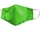 Маска для лица многоразовая, зелёная фото
