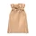 Мешочек подарочный на шнурке из нетканого материала, бежевый фото