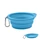 Миска для питомца складная, 350 мл, голубая фото