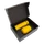 Набор Hot Box CS black: кофер, термос с датчиком температуры, желтый фото