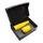 Набор New Box C black: кофер, термобутылка, желтый фото