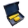 Набор New Box C blue: кофер, термобутылка, желтый фото