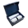 Набор New Box C2 blue: 2 кофера, термобутылка, белый фото