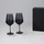 Набор подарочный Portobello Black Edition: два бокала для вина в коробке, черный фото