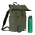 Набор подарочный Portobello Boston: бутылка, внешний аккумулятор, рюкзак, зеленый фото