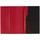 Обложка для паспорта Multimo, черная / красная фото