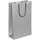 Пакет бумажный Блеск, средний, серебристый фото