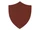 Патч «Щит», нубук, коричневый фото