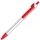 Ручка шариковая пластиковая B1 Piano, серебристая / красная фото