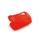 Подставка под визитки пластиковая, красная фото
