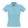 Поло женское Sol's People 210, бирюзовое фото