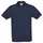 Футболка поло мужская B&C Safran, темно-синее фото