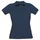 Оптом Футболка поло женская B&C Safran Pure, темно-синяя для нанесения логотипа или надписи Футболка поло женская B&C Safran Pure, темно-синяя фото