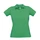 Футболка поло женская B&C Safran Pure, ярко-зеленая фото